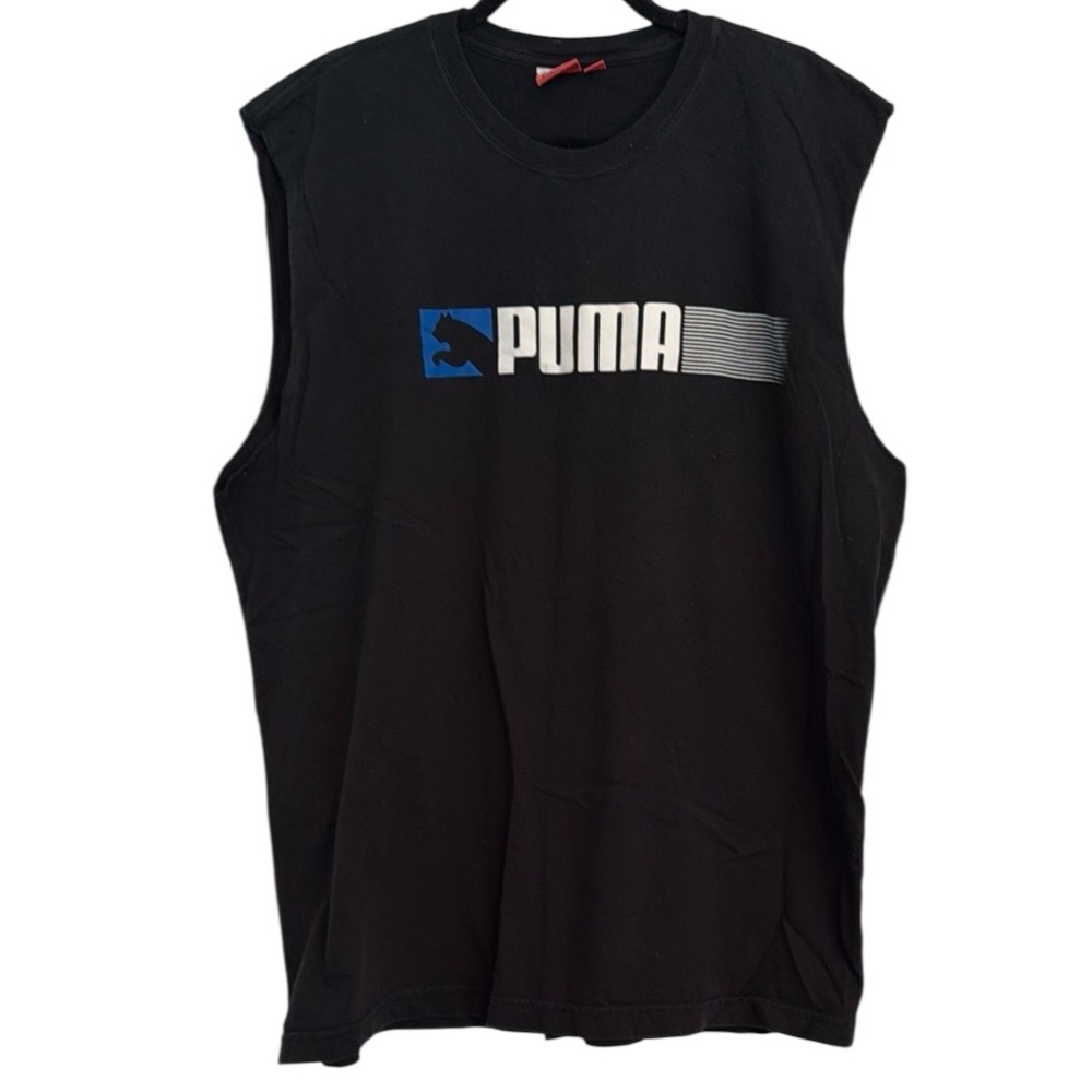 🖤 Men’s Puma Black Cutoff Tank Top